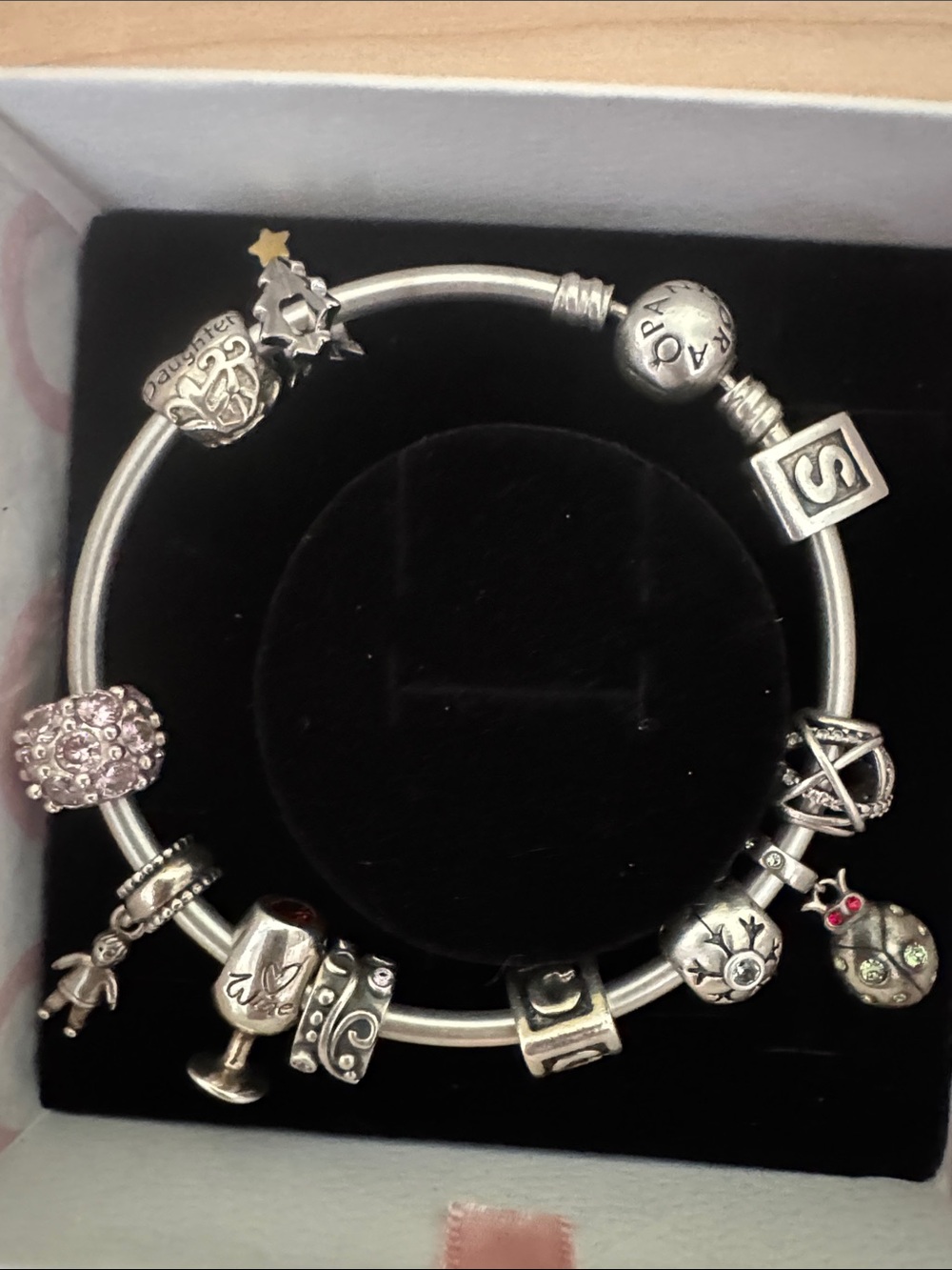 Pandora Charm Bracelet with charms